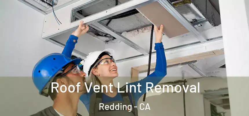 Roof Vent Lint Removal Redding - CA